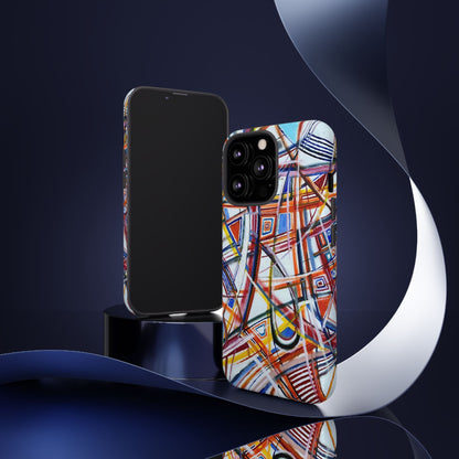 Phone Case with "Raceday at the Brickyard" painting design