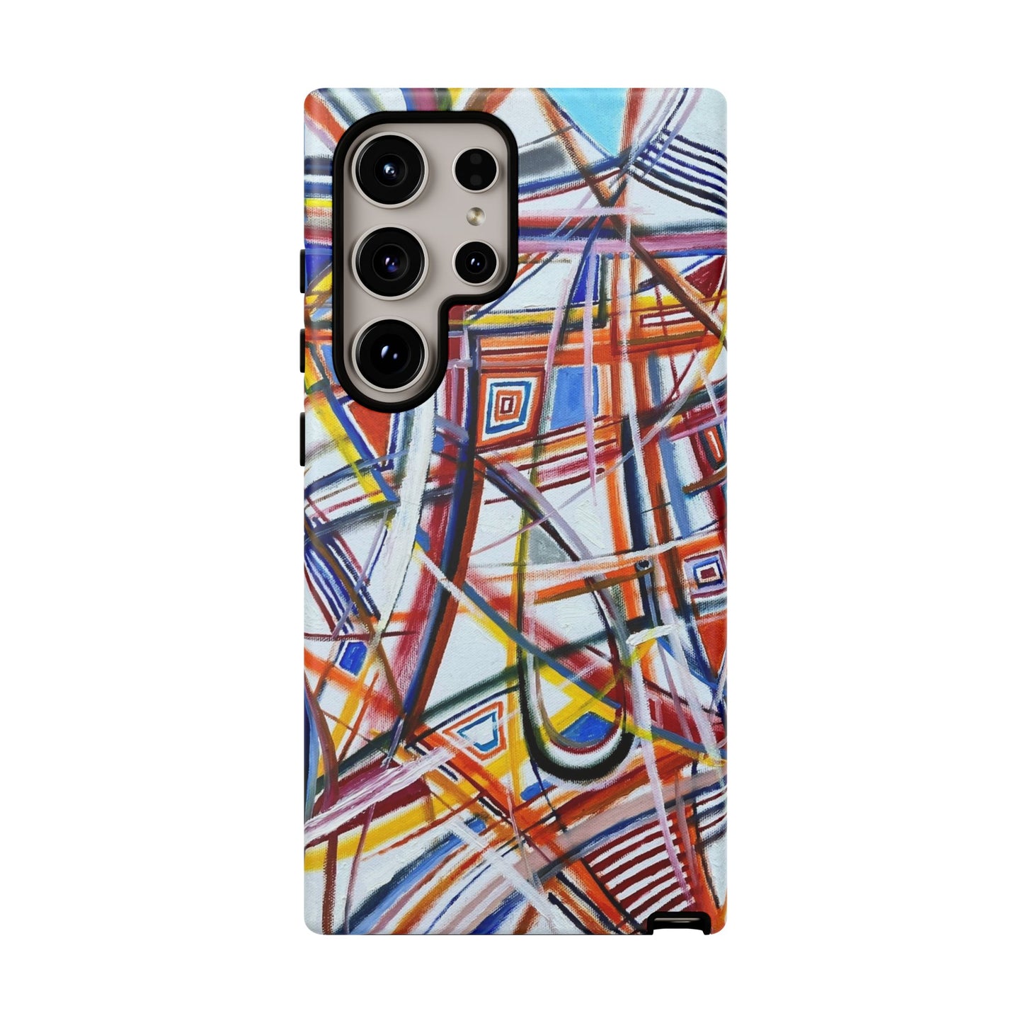 Phone Case with "Raceday at the Brickyard" painting design
