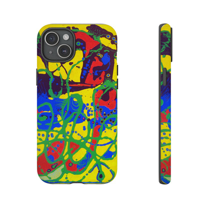 Phone Case, "Trails of a Frog" painting