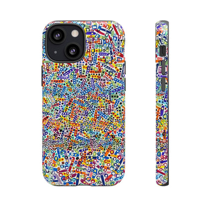 Phone Case "Imbrications" Painting