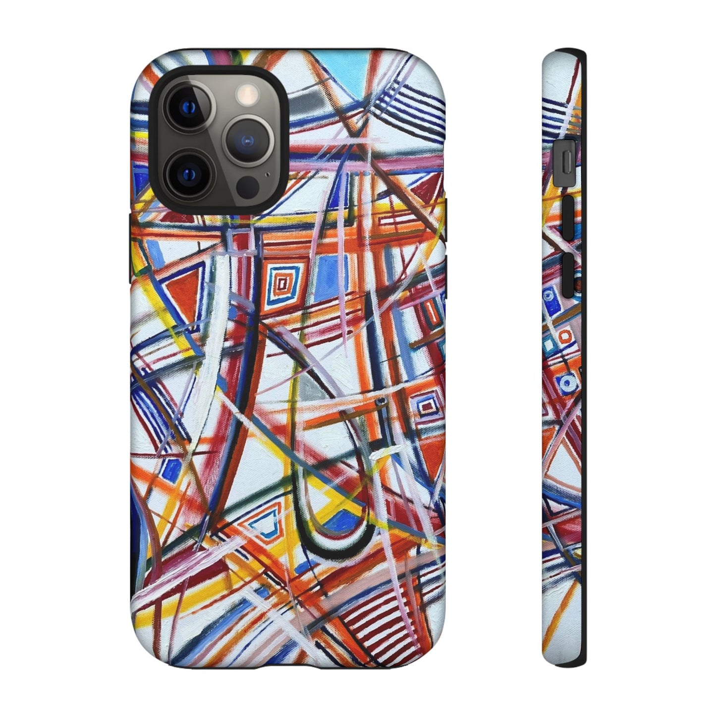 Phone Case with "Raceday at the Brickyard" painting design