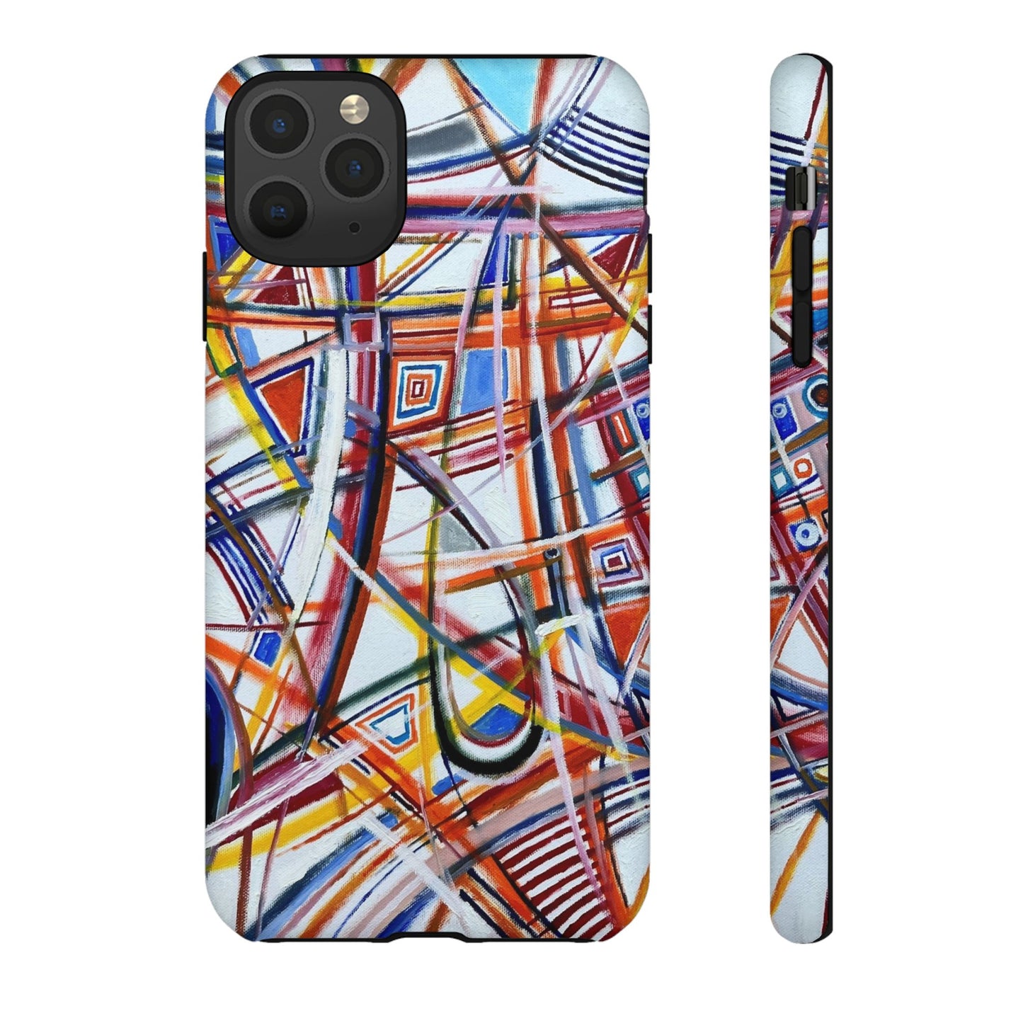 Phone Case with "Raceday at the Brickyard" painting design