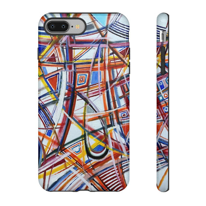 Phone Case with "Raceday at the Brickyard" painting design