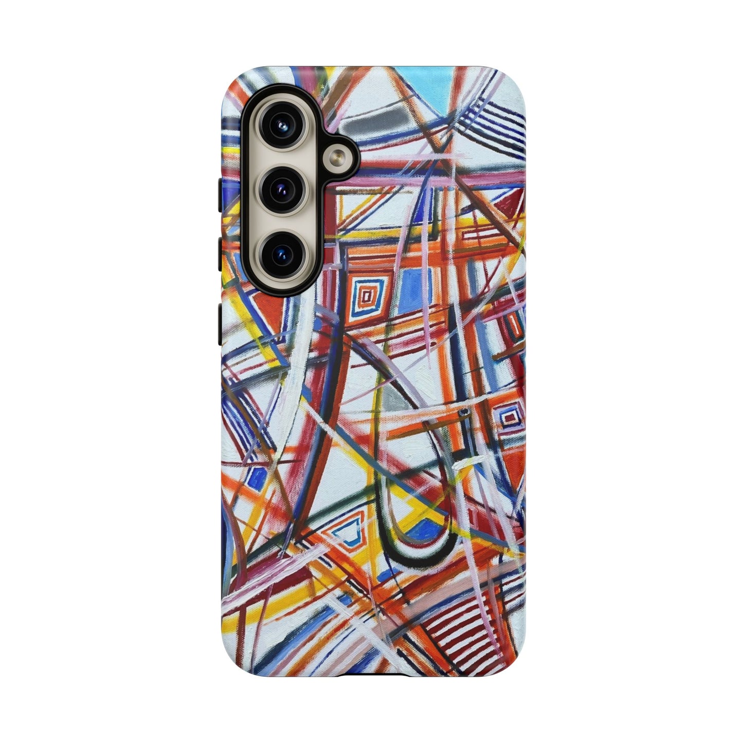 Phone Case with "Raceday at the Brickyard" painting design