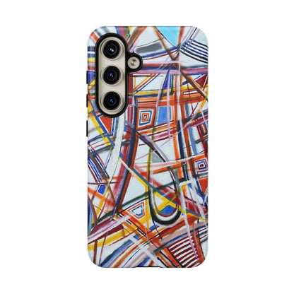 Phone Case with "Raceday at the Brickyard" painting design