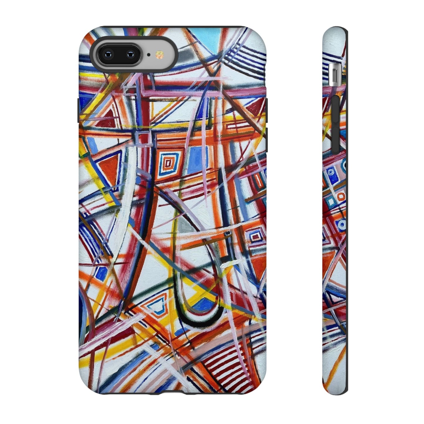 Phone Case with "Raceday at the Brickyard" painting design