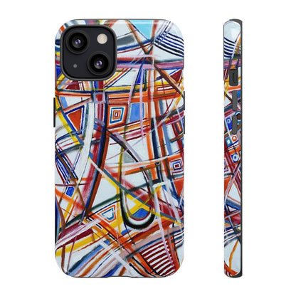 Phone Case with "Raceday at the Brickyard" painting design