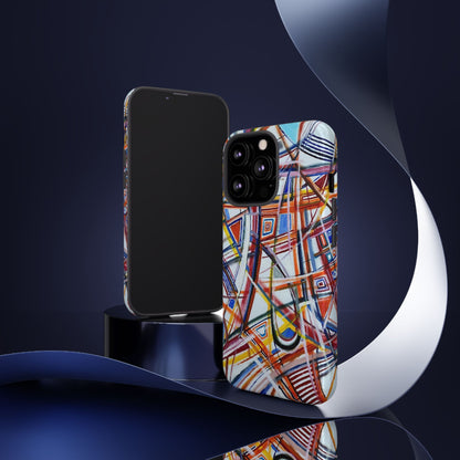 Phone Case with "Raceday at the Brickyard" painting design