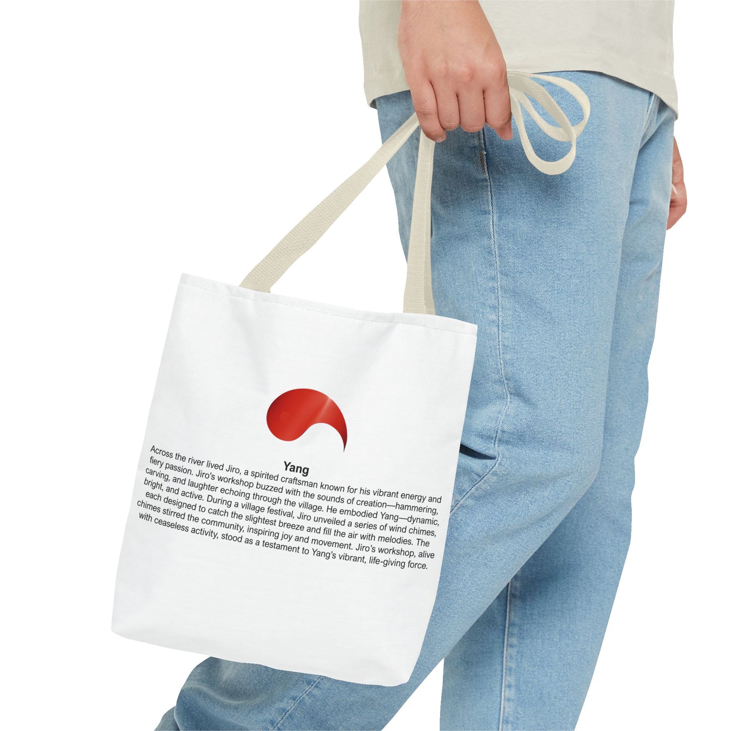 Yin and Yang Taegeuk Style Tote Bag