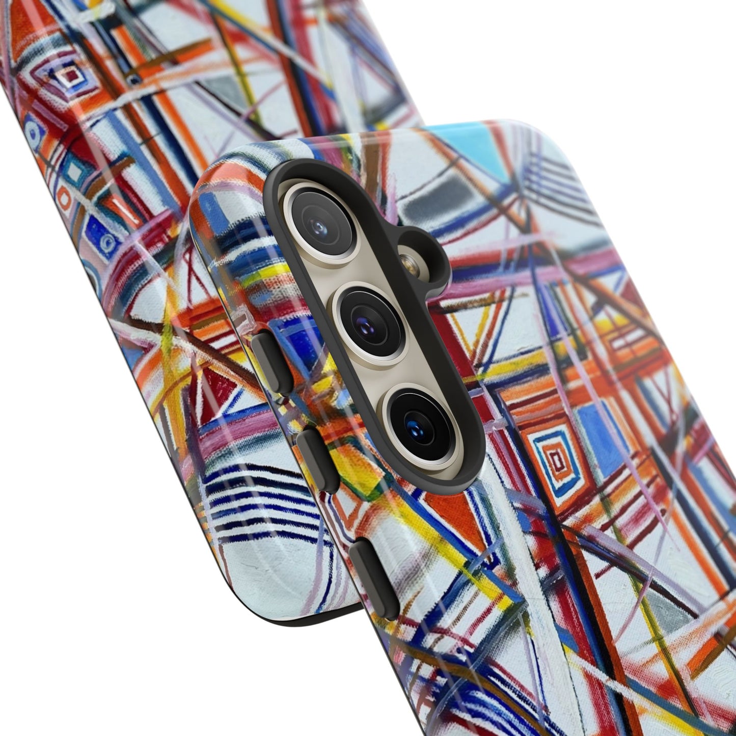 Phone Case with "Raceday at the Brickyard" painting design