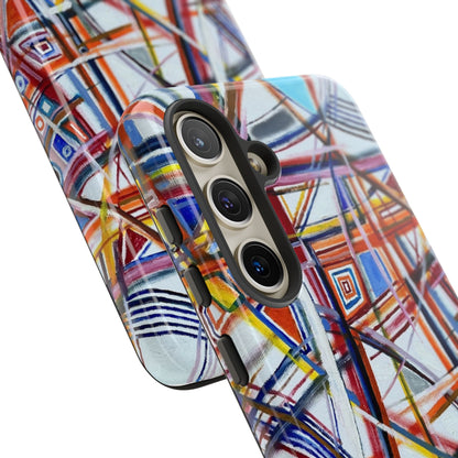 Phone Case with "Raceday at the Brickyard" painting design
