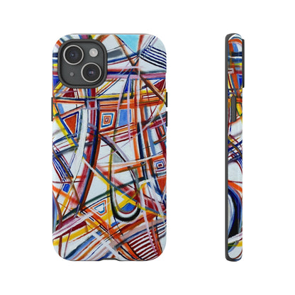 Phone Case with "Raceday at the Brickyard" painting design