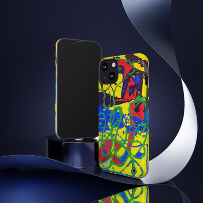 Phone Case, "Trails of a Frog" painting