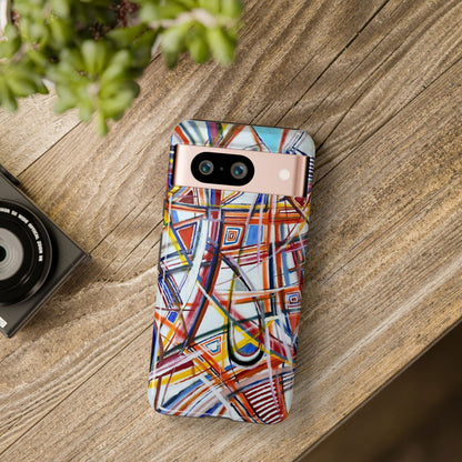 Phone Case with "Raceday at the Brickyard" painting design