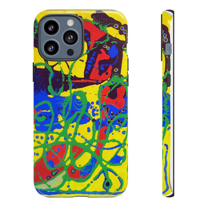 Phone Case, "Trails of a Frog" painting