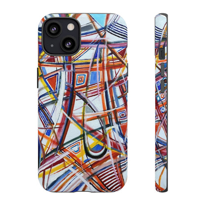 Phone Case with "Raceday at the Brickyard" painting design