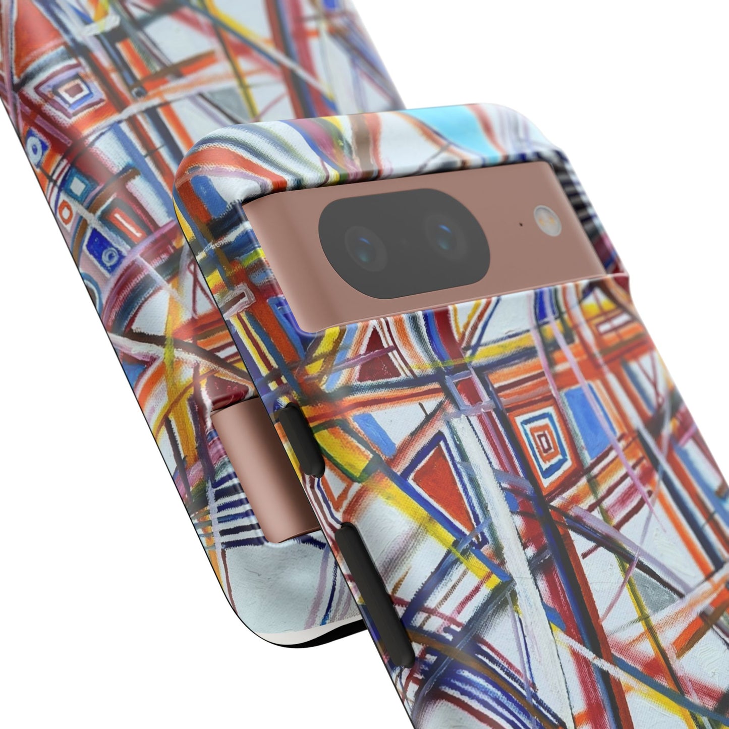 Phone Case with "Raceday at the Brickyard" painting design
