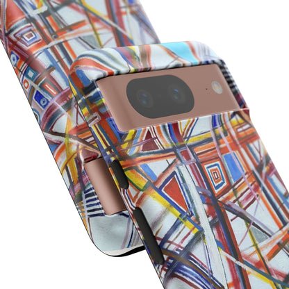 Phone Case with "Raceday at the Brickyard" painting design