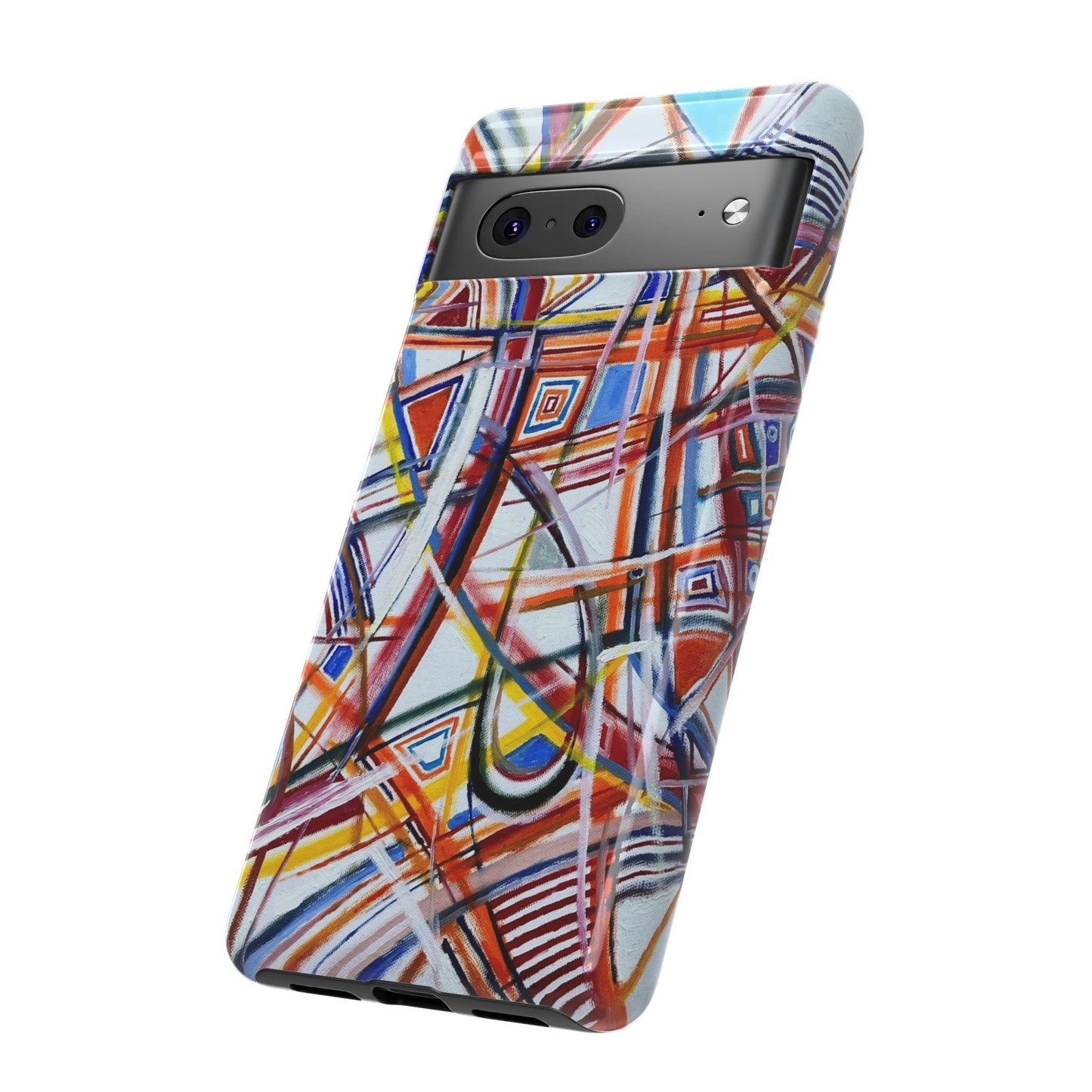 Phone Case with "Raceday at the Brickyard" painting design