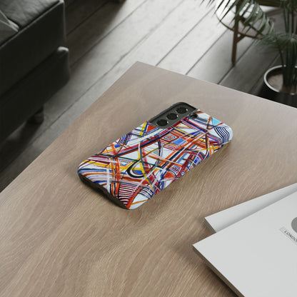 Phone Case with "Raceday at the Brickyard" painting design