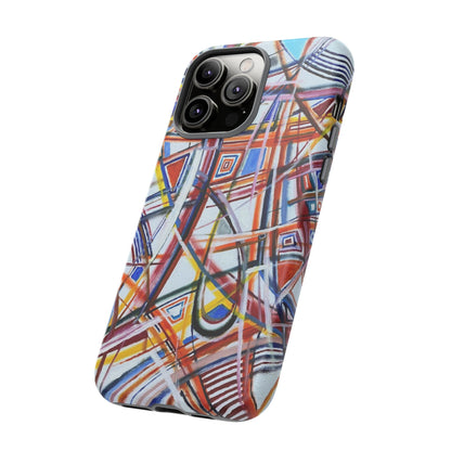 Phone Case with "Raceday at the Brickyard" painting design