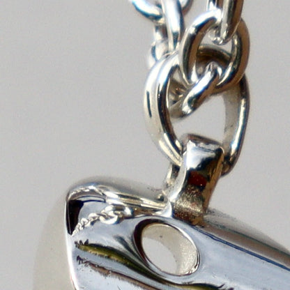 3D Yin-Yang Hand-Crafted 100% Sterling Silver Necklace